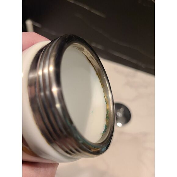 Royal Worcester England 'KING SIZE' Egg Coddler Palmyra Floral Design 4" EUC - Picture 8 of 9